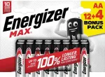 Energizer Max 316920 AA Mignon &scaron;arminė baterija, 1,5 V, 16 vnt. paketas