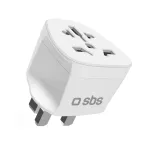 SBS Universal kelionių adapteris į JK - baltas