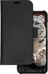 DBRAMANTE1928 Lynge piniginė-dėklas Samsung Galaxy A55 5G - viso grūdo oda, juodas LY55GTBL6143