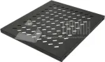 Wirewin SHELF 800 1U BL 19 colių stovo tu&scaron;čioji plok&scaron;tė, 1U, juoda, suderinama su 800 mm gyliu