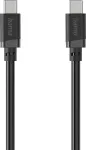 Hama USB-C į USB-C įkrovimo kabelis, 60 W Power Delivery, 0,5 m, juodas 00201819