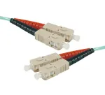 EXERTIS CONNECT OM3 SC Duplex UPC &scaron;viesolaidinis komutacinis kabelis, 50/125 &micro;m, akvamarino spalvos, 20 m, High Density 392758