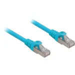 Laidas Patch RJ45 Cat.6a SFTP (Mėlynas, 10 Metrų, LSOH (Halogen-Free))