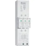 Finder 7P.04.8.255.S012 1+2 tipo kombinuotasis vir&scaron;įtampių ribotuvas trifaziams TN-S ir TT tinklams, 4 polių, 255 V AC