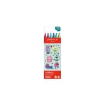 CARAN D'ACHE Fibralo Kawaii Monsters flomasteriai, 6 vnt. rinkinys, vandeniniai dažai, tirpūs vandenyje, sausi arba &scaron;lapi (185.801)
