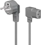 DSIT maitinimo laidas Schuko į IEC C13, 2 m, pilkas