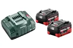 Metabo bazinis rinkinys i&scaron; 2 baterijų 18 V 5,5 Ah LiHD (685122000)