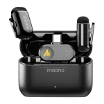 Belaidis mikrofonų rinkinys MAONO WM622 PC2, 2 siųstuvai, USB-C imtuvas, įkrovimo dėklas, 48 kHz/16 bitų, 360&deg; omnikryptis, iki 100 m veikimo atstumas