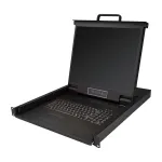 StarTech.com RKCONS1901 1U konsolė su 19 colių LCD monitoriumi, VGA KVM, USB palaikymu, 50 000 MTBF