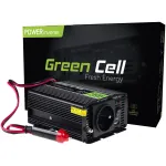 Inverter Green Cell INV06 12V į 230V 150W 50Hz C tipo ki&scaron;tukas, 85% efektyvumas, juoda