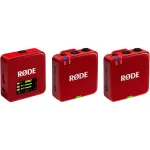 R&Oslash;DE Wireless GO III raudona - belaidė mikrofonų sistema (raudona)