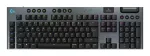 Logitech G G915 X LIGHTSPEED klaviatūra žaidimams USB RF belaidė Bluetooth QWERTZ voki&scaron;ka juoda