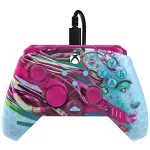 PDP REMATCH GLOW Advanced laidinis valdymo pultas Android Dreams, &scaron;vyti tamsoje, skirtas Xbox Series X|S, Xbox One, PC, USB-C, 2,43 m kabelis, įvairiaspalvis