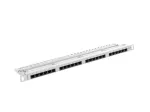Pataisų skydelis Lanberg PPU5-0024-S 24 prievadų Cat5e 0,5U 19 inch