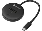 Sandberg USB 3.2 Dock M.2+NVMe SSD 4TB juodos spalvos