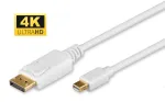 Microconnect DP-MMG-180M DisplayPort kabelis 2 m Mini DisplayPort Baltas