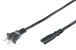 Microconnect PE110718 maitinimo laidas, 1,8 m, juodas, A tipo ki&scaron;tukas &ndash; C7 mova