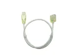 Microconnect USBAAF05T USB 2.0 ilginimo laidas 0.5 m USB A skaidrus