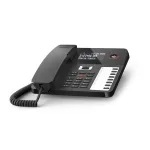 DECT laidinis telefonas Gigaset DESK 800A su laidiniu rageliu, 200 kontaktų telefono knyga, juodas