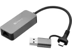 USB-C/A adapteris SANDBERG 136-68 su 2,5 GbE RJ45 eterneto prievadu