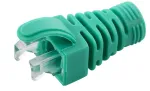 MicroConnect CONB65G apsauginis įtempimo mažinimo gaubtas Cat5e/Cat6/Cat6A kabeliams iki 6,5 mm, žalias