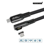 Microconnect MC-LS-USB4CC1.0-A USB 4 kabelis 1 m USB C juodas