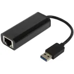 USB Type-A 3.0 į RJ-45 adapteris ALLNET ALL0173Gv2 juodas