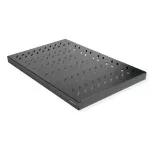 Rack lentyna ROLINE 19 colių 1U reguliuojama 700mm 50kg juoda