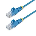 StarTech.com 0,5 m CAT6 kabelis - plonas - su apsaugotais RJ45 jungtuvais - mėlynas