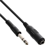 InLine Jack ilginimo kabelis 6,3 mm stereo ki&scaron;tukas/lizdas 5 m 99935A