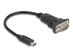 DeLOCK adapteris USB Type-C į RS-232 D-Sub 9 kontaktų vyri&scaron;kas 0,25 m
