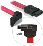 SATA kabelis DeLOCK 84249 0,3 m raudonas