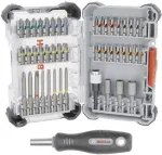 Bosch 44 dalių &bdquo;Extra Hard&ldquo; bitų rinkinys 2607017732 &ndash; atsuktuvų ir gręžtuvų antgaliai, įvairūs profiliai ir dydžiai