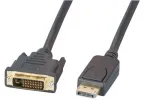 EFB-Elektronik DisplayPort/DVI 24+1 laidas, St-St, 3m, juodas