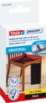 Tesa On & Off 55231-00-01 lipni juosta siuvimui ir klijavimui, 20 mm x 1 m, juoda