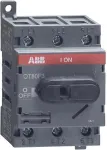 ABB OT80F3 - 3P - Laidinis - Juodas - IEC 60947-3 / UL 508 / CSA C22.2 Nr. 14 - 600 V - 52,5 mm