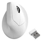 Mechaninė pelė Keychron M5 8K balta (M5-A24) laidinė/belaidė, kompakti&scaron;kas dizainas