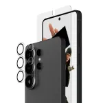 Apsauginių stiklų rinkinys PanzerGlass Hoops 2-in-1, skirta Samsung Galaxy S26 Ultra &ndash; grūdintas stiklas + PET, skaidrus, itin platus