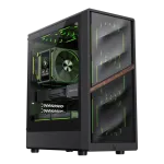 Gamemax AERIS 330 MB Mini Tower korpusas, juodas