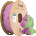 PLA MATTE DUAL 1,75 mm ŽALIA ROŽINĖ 1 kg ESUN 3D FILAMENTAS (PLA-MTD175B-GP1P1)