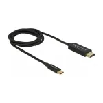 Laido adapteris DeLOCK 84904 USB Type-C į HDMI 1m Juodas