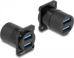 DeLOCK D tipo modulis USB 5 Gbps Type-A 2 x lizdas į 2 x lizdas