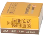 AgfaPhoto Professional Micro (AAA) baterija &scaron;arminė-mangano 1,5 V 10 vnt. (110-853468)