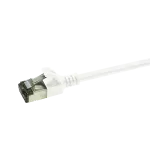 LogiLink Ultraflex SlimLine - Pataisos laidas - RJ-45 (M) į RJ-45 (M) - 3 m - 3.8 mm - ekranuotas PIMF - CAT 6a - Ekranuotas, be halogenų, liejiniai - Baltas, RAL 9010