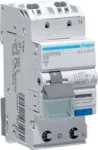Hager diferencialinis automatinis jungiklis 1P+N 127V 6kA B-16A 30mA A tipo QC (ADS917D)