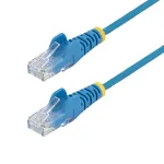 StarTech.com 10m mėlynas plonas CAT6 Ethernet kabelis, be užkablių, 100W PoE, UTP, LSZH, 28AWG gryna vario viela, plonas RJ45 tinklo jungiamasis laidas su įtempimo mažinimo elementais, individualiai i&scaron;bandytas