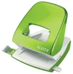 Leitz WOW 5008 metalinis 2-ių skylių perforatorius, 30 lapų, žalias