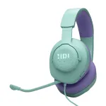 Ausinės JBL Quantum 100M2, laidinės, žaidimams, cian