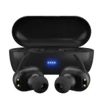 MAXELL MINI DUO belaidės ausinės į ausį su įkrovimo dėklu Juodos