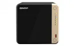 QNAP TS-464 NAS bok&scaron;tinis Intel&reg; Celeron&reg; N5095 8 GB DDR4 0 TB QNAP QTS Juodas